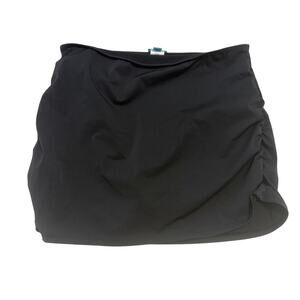 Assets By Sara Blakely Spanx large ruched swim bikini skirt bottom SW 3269